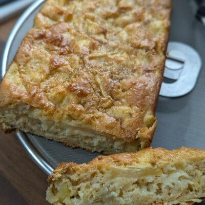 recette de gateau aux pommes healthy sans sucre ni beurre