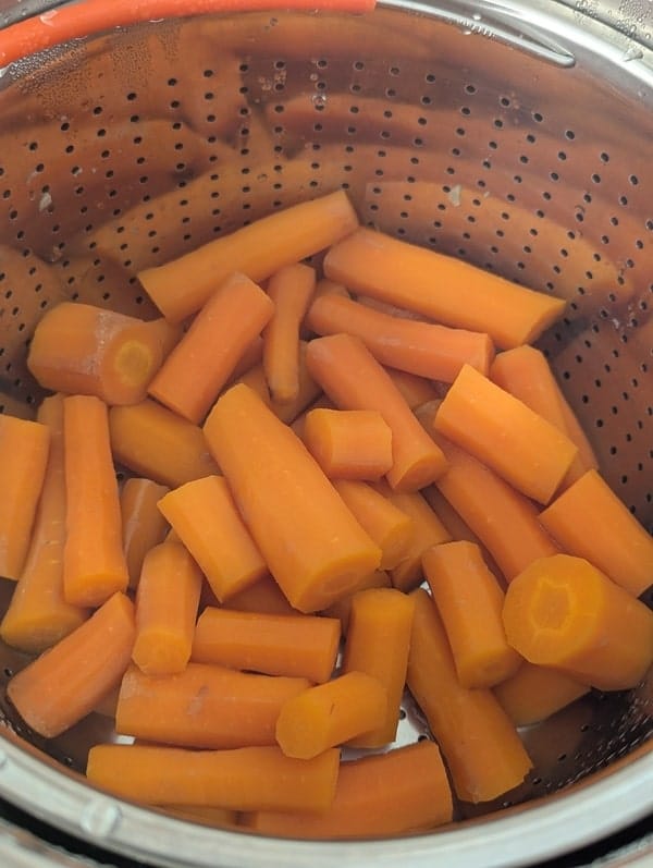 faire cuire les carottes à la vapeur