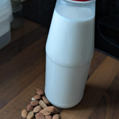faire son lait d'amande maison avec un sac à lait