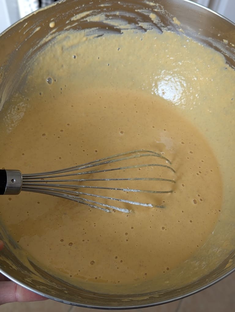 4 préparer la pâte à gaufres