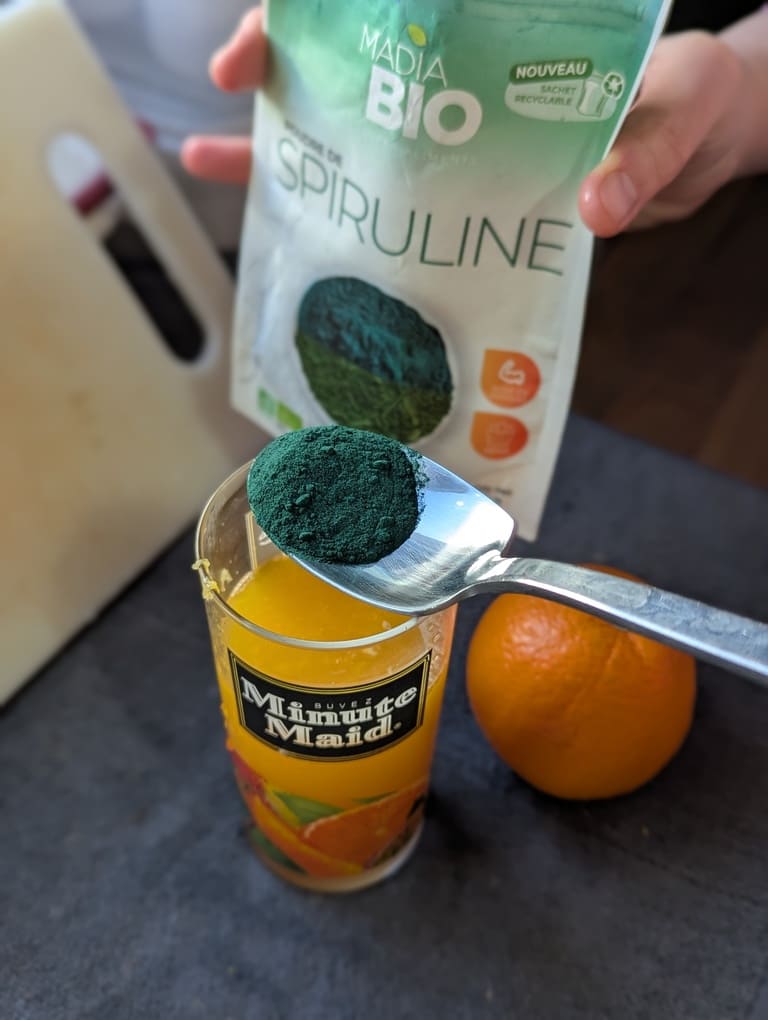 ajouter la spiruline