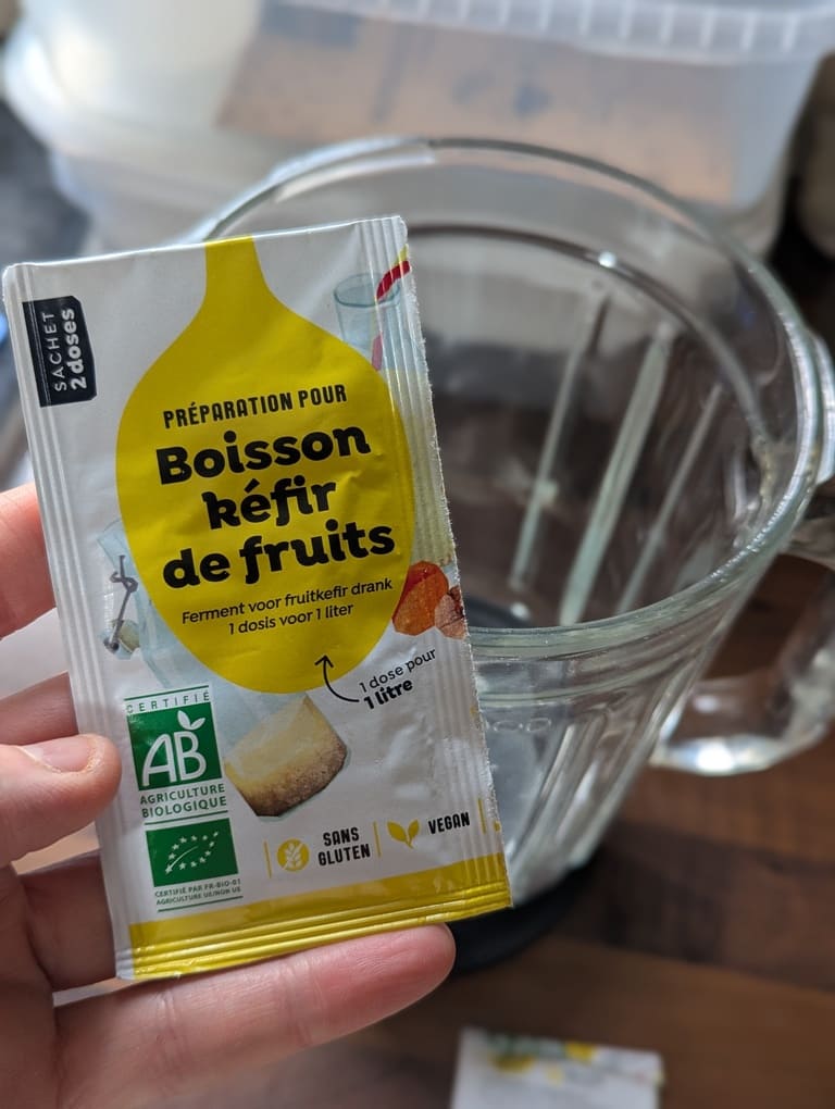boisson de kéfir de fruits