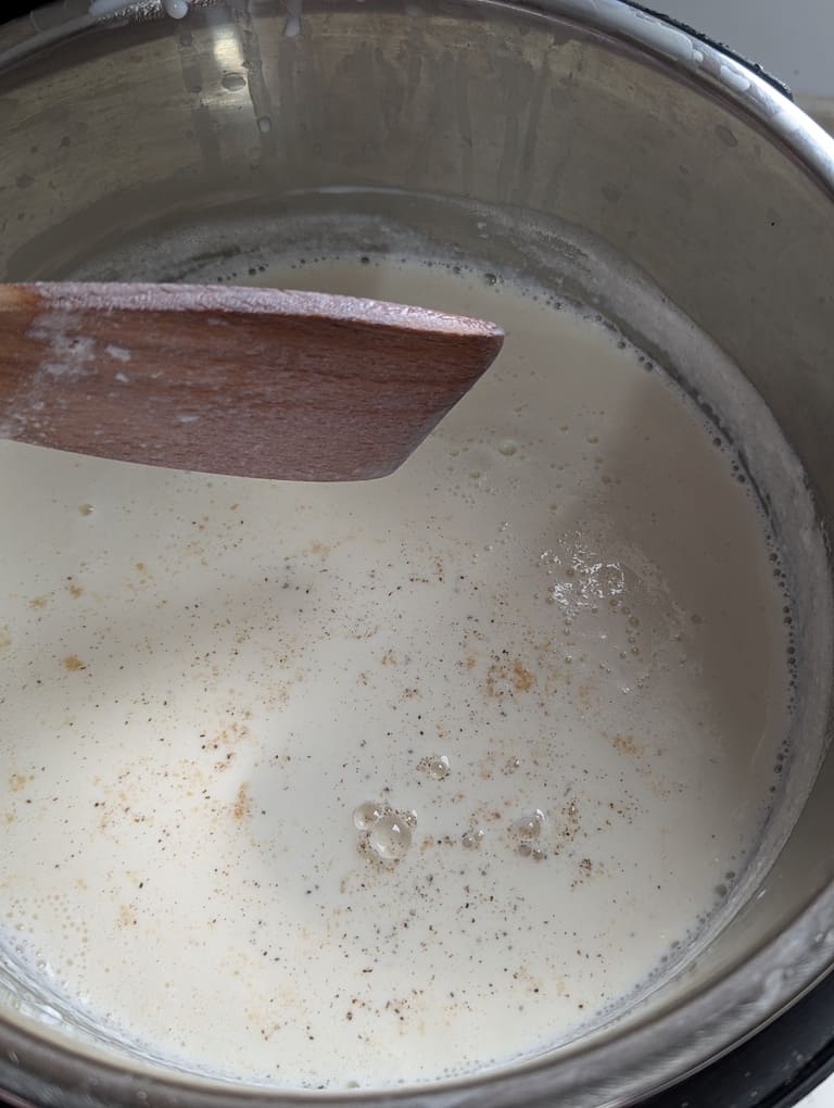 mélanger à nouveau une fois le sucre ajouté