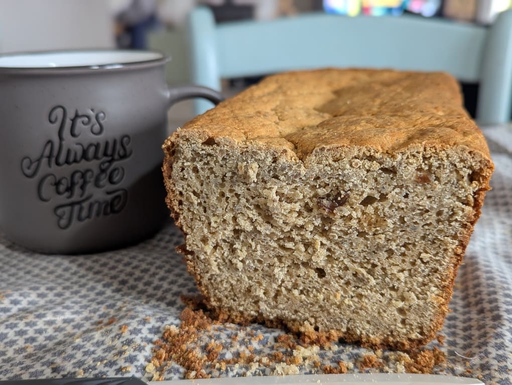 pause gouter avec une brioche sans gluten