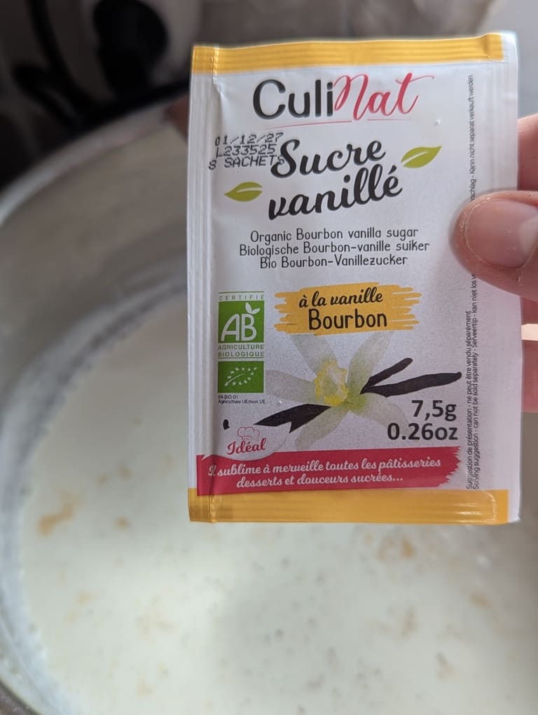 utiliser du sucre vanillé avec du vrai extrait de vanille