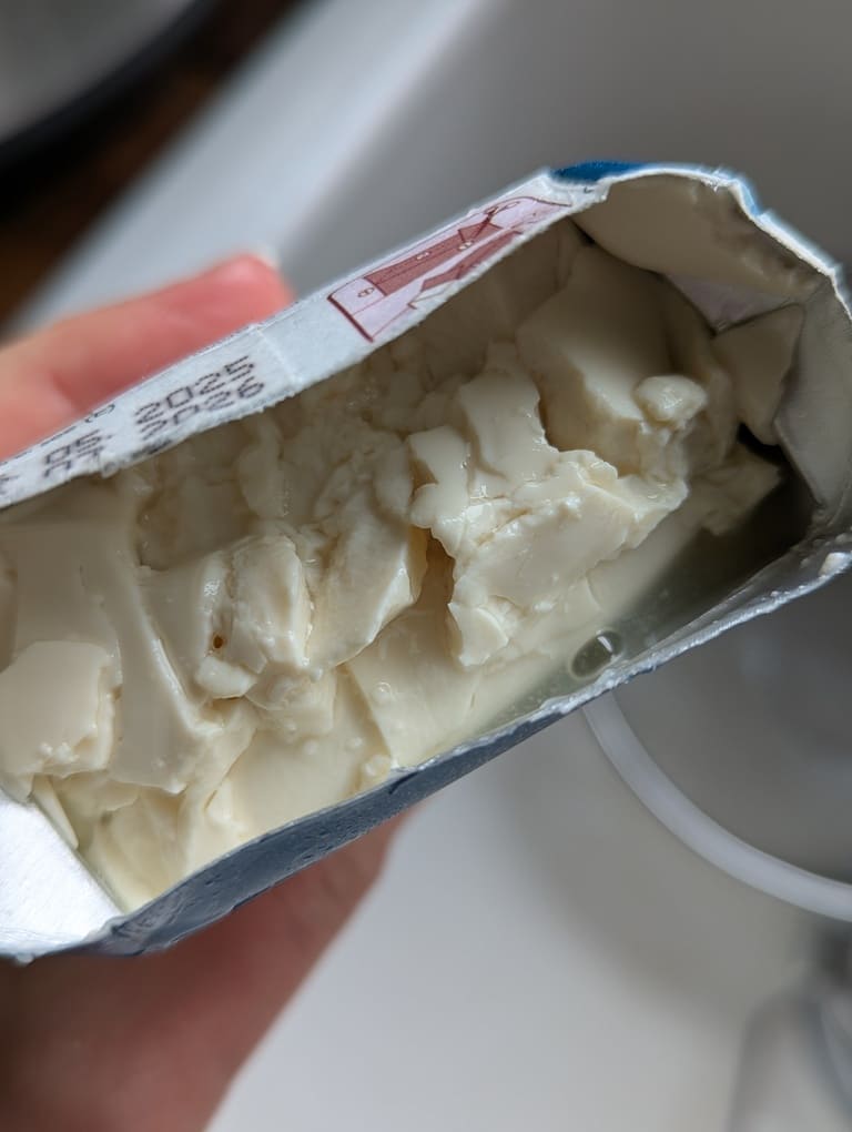 ouvrir la brique de tofu soyeux