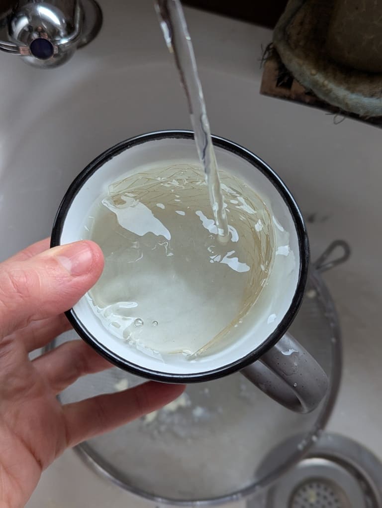 réhydrater la gélatine