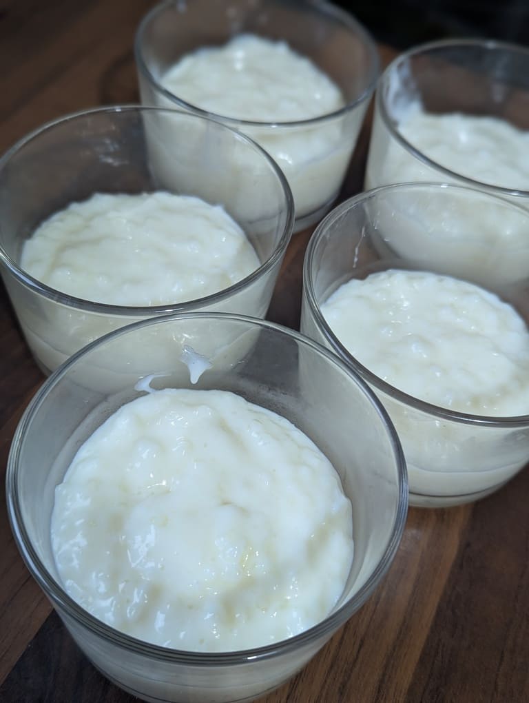 verser la préparation dans les ramequins