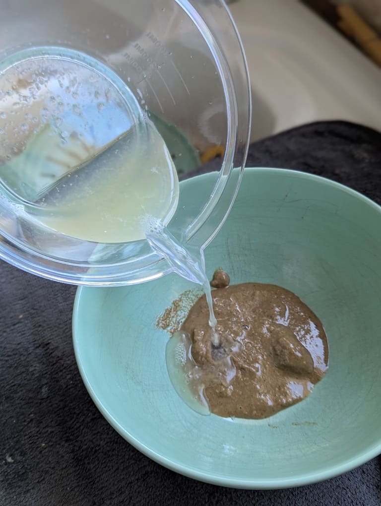 4 verser le jus de citron
