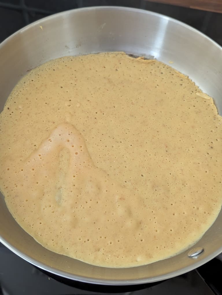 6 cuire les crèpes