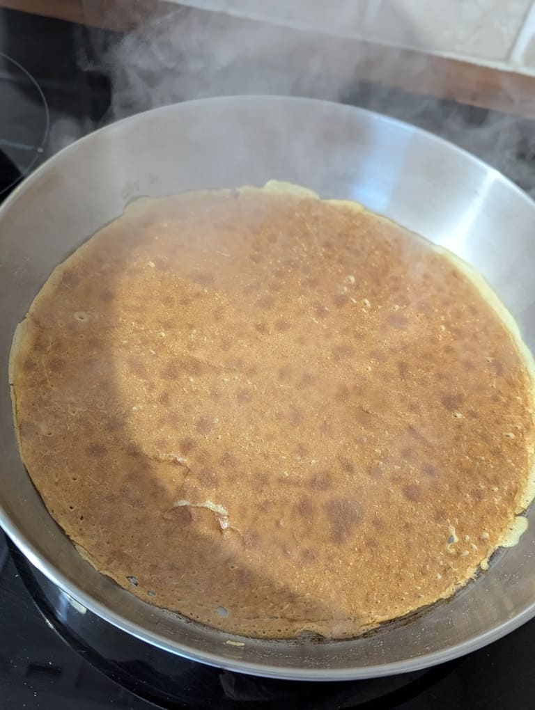 7 retourner la crèpe