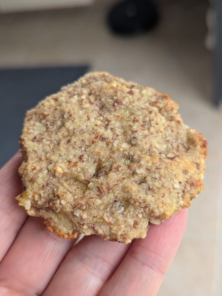 Biscuit amande banane écrasée
