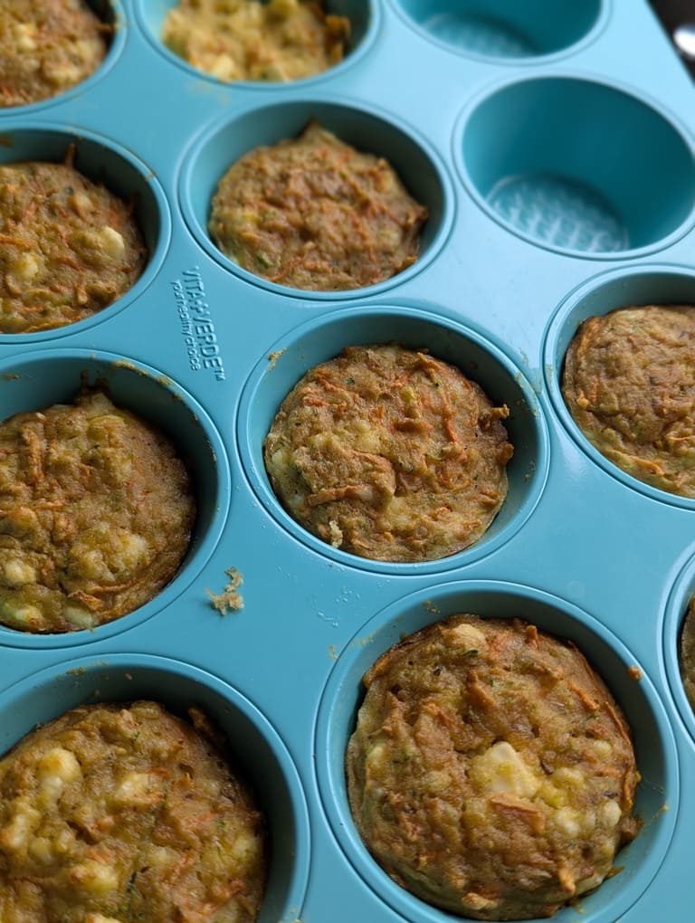 Muffins healthy courgettes sans gluten