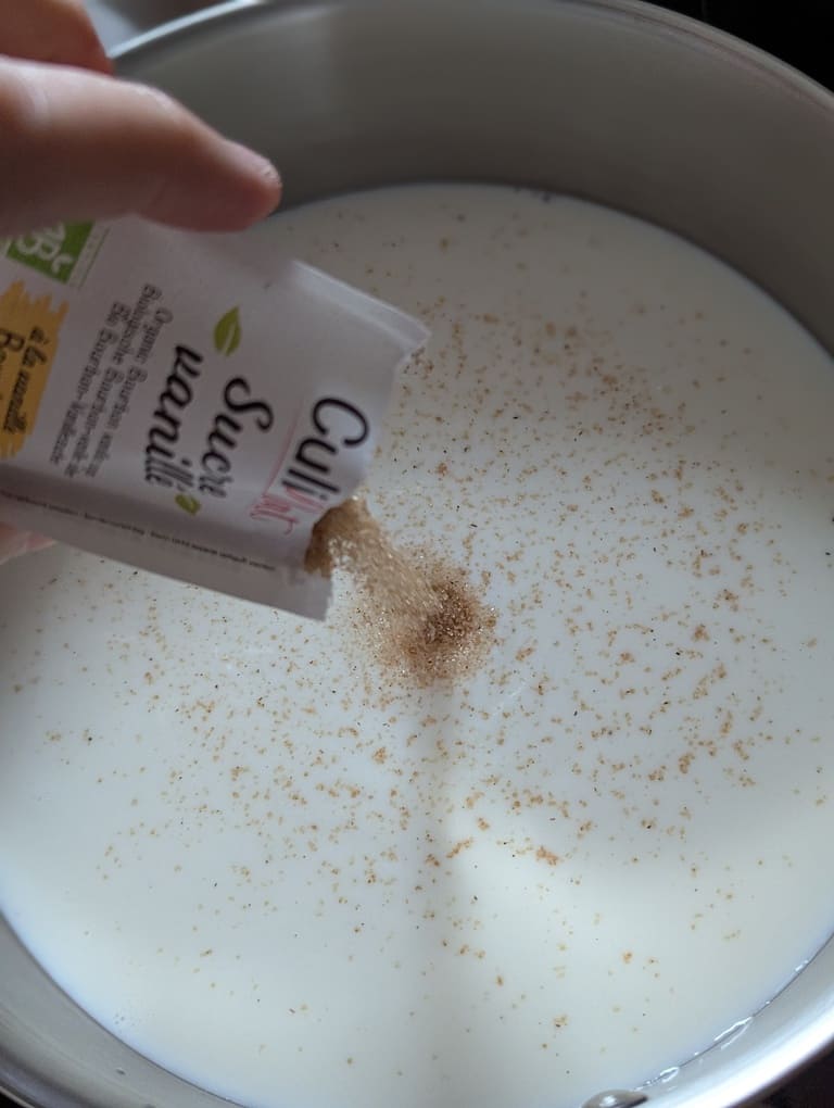 ajouter le sucre vanillé