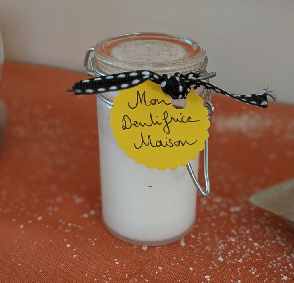 faire son dentifrice maison