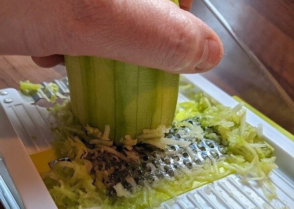 raper la courgette