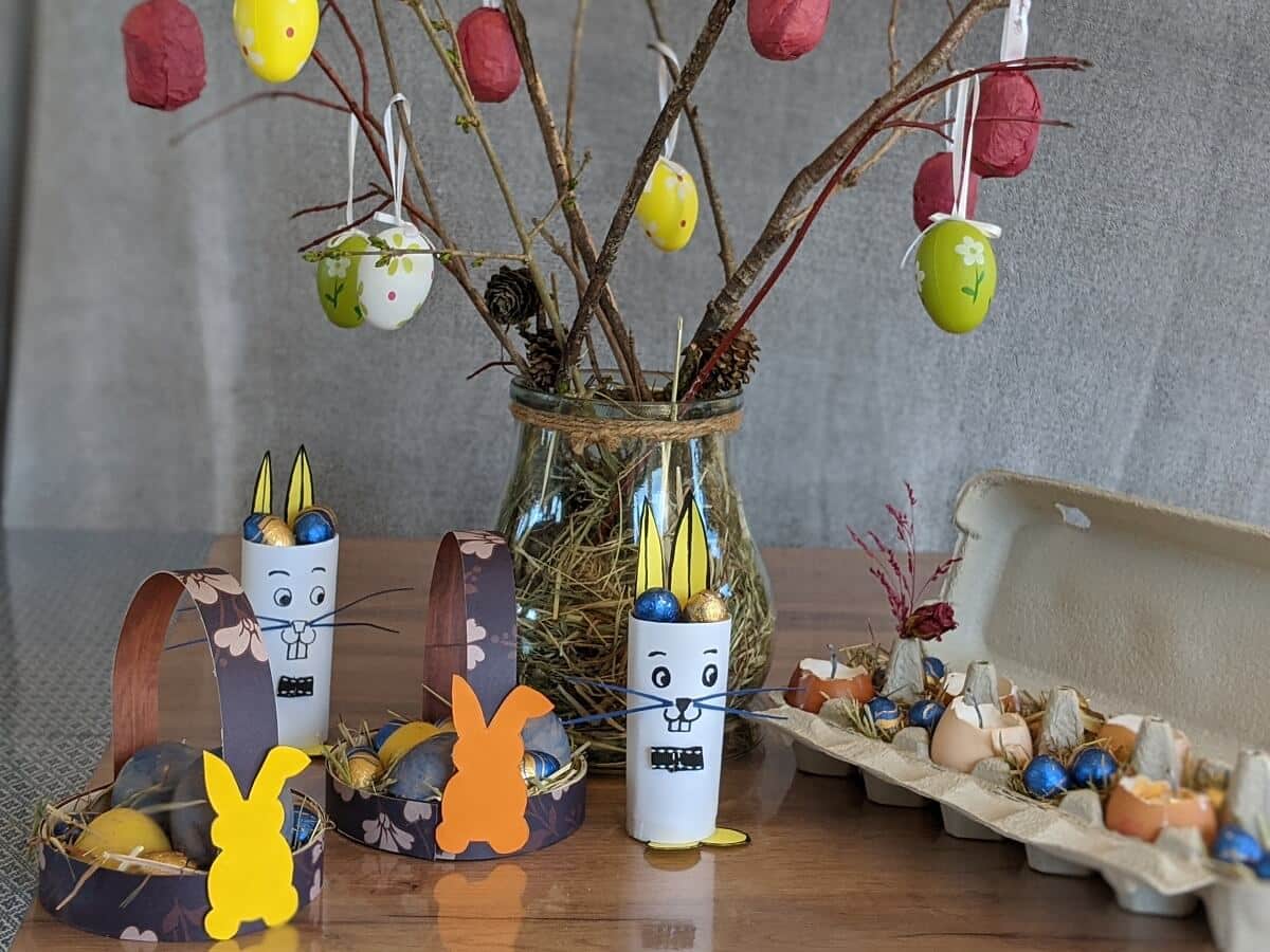 décos de paques avec des oeufs DIY