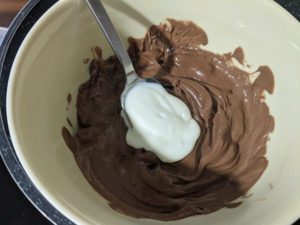 ajouter la crème fraiche