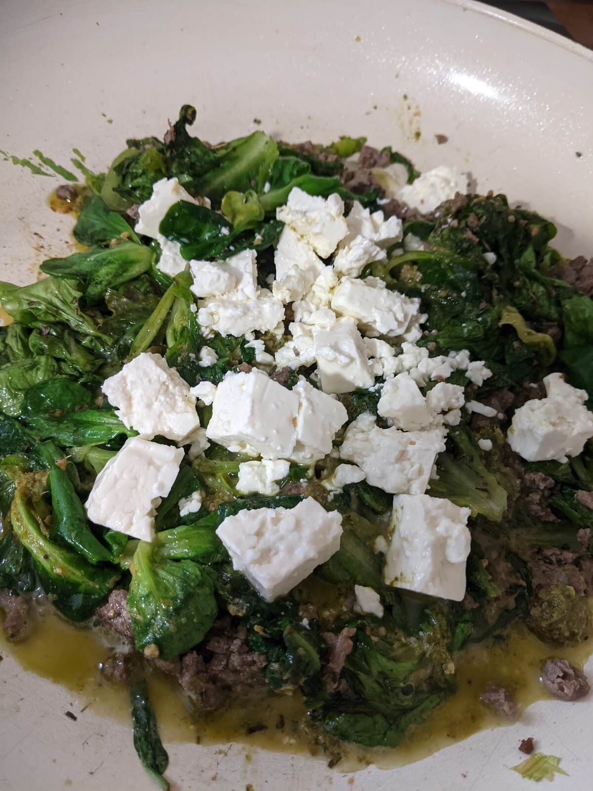 poelee de salade cuite