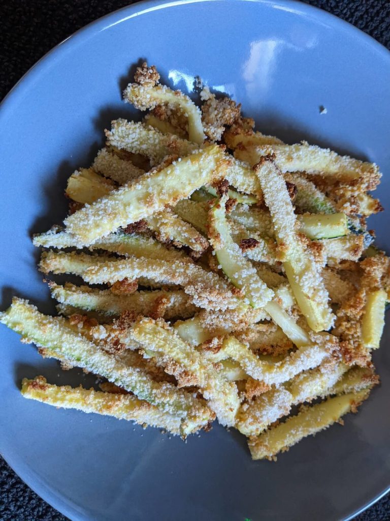 frites de courgettes healthy