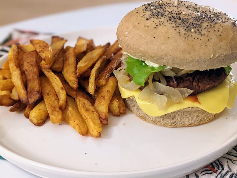 Burger vegan aux haricots rouges