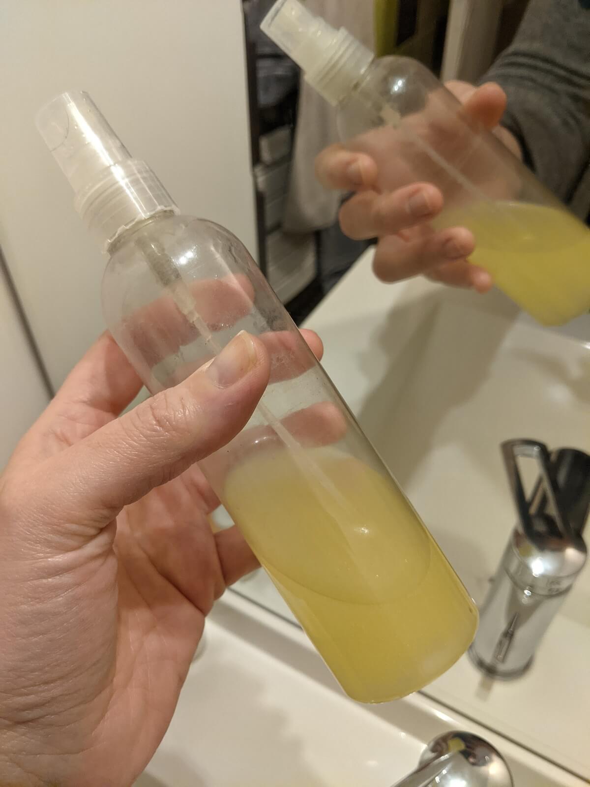 recette spray coiffant maison