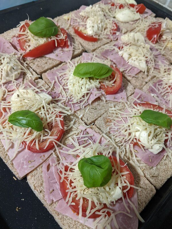 recette tartine au four simple
