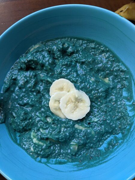 encas banane et spiruline
