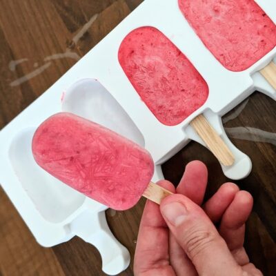 Recette de glace à la framboise allégée en sucre et sans sorbetière