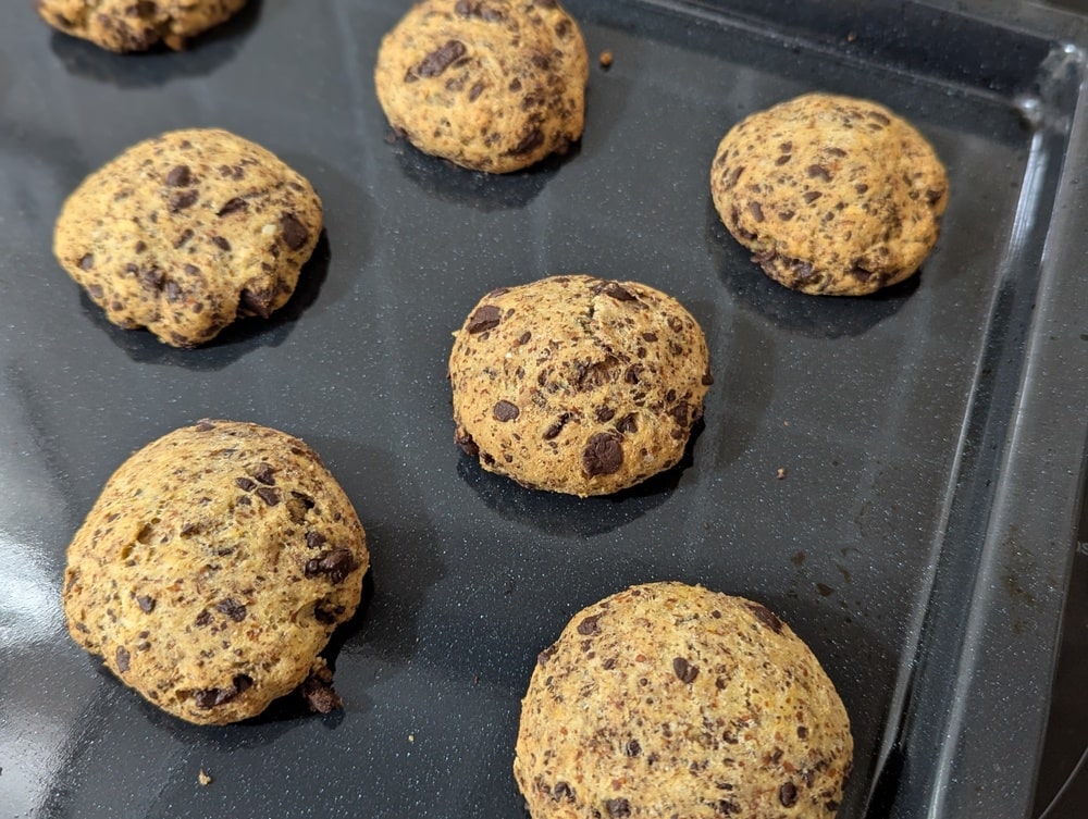 cookies sans beurre réalisé avec de l'okara d'amandes