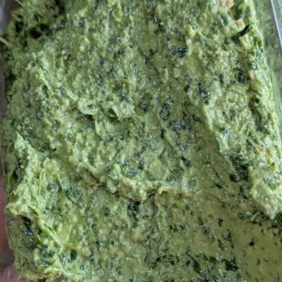 recette pesto healthy à la roquette sans parmesan