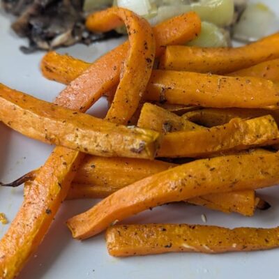 recette de frites de patates douces au four