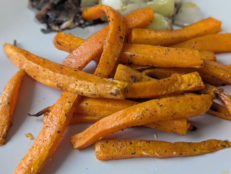 recette de frites de patates douces au four