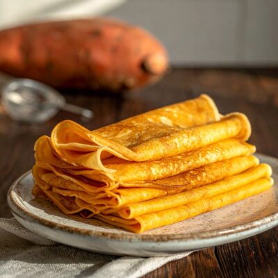Crêpes à la patate douce