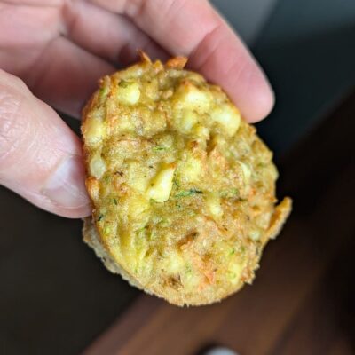 Croquette de courgettes et fêta sans gluten