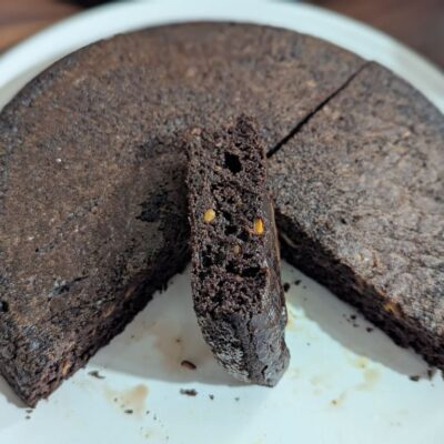 gateau au chocolat sans beurre avec de la patate douce